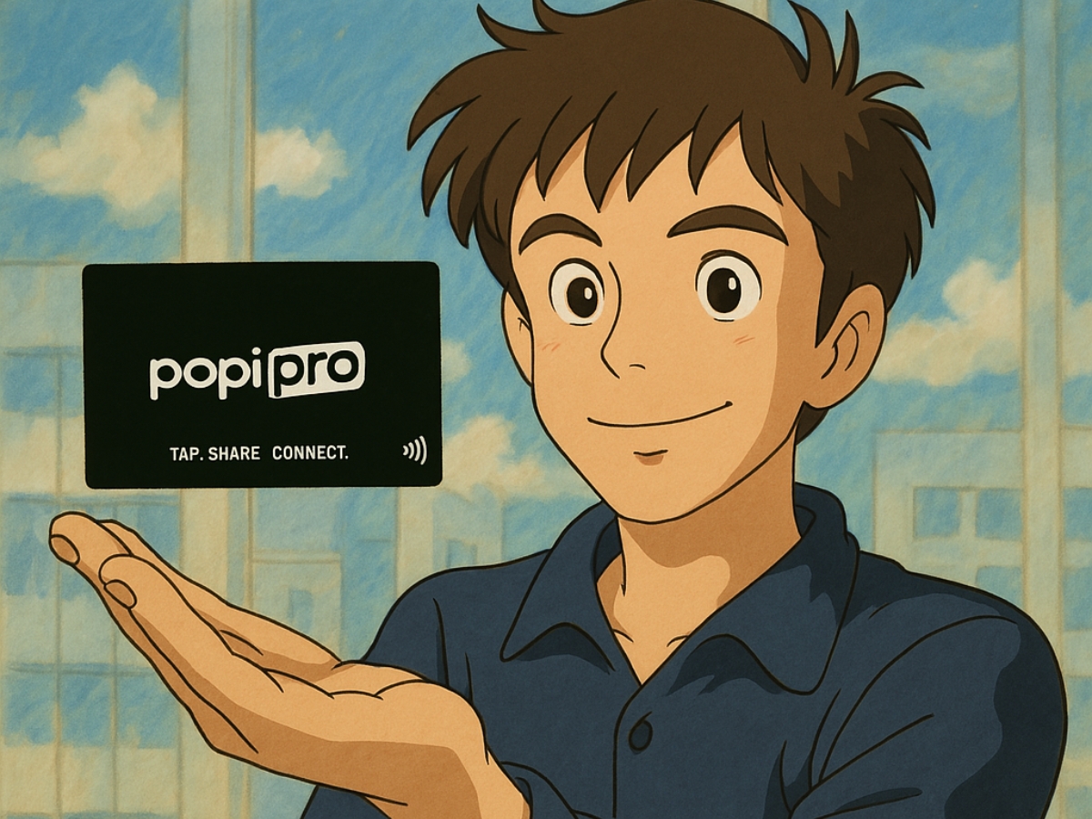 Ghibli Inspired digital business card