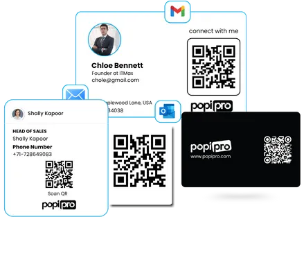 QR Code Card Email Integration