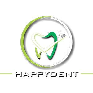 happy dent dental hospital logo