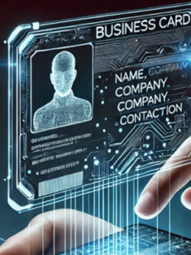 Digital Networking: The Smart Business Card Revolution